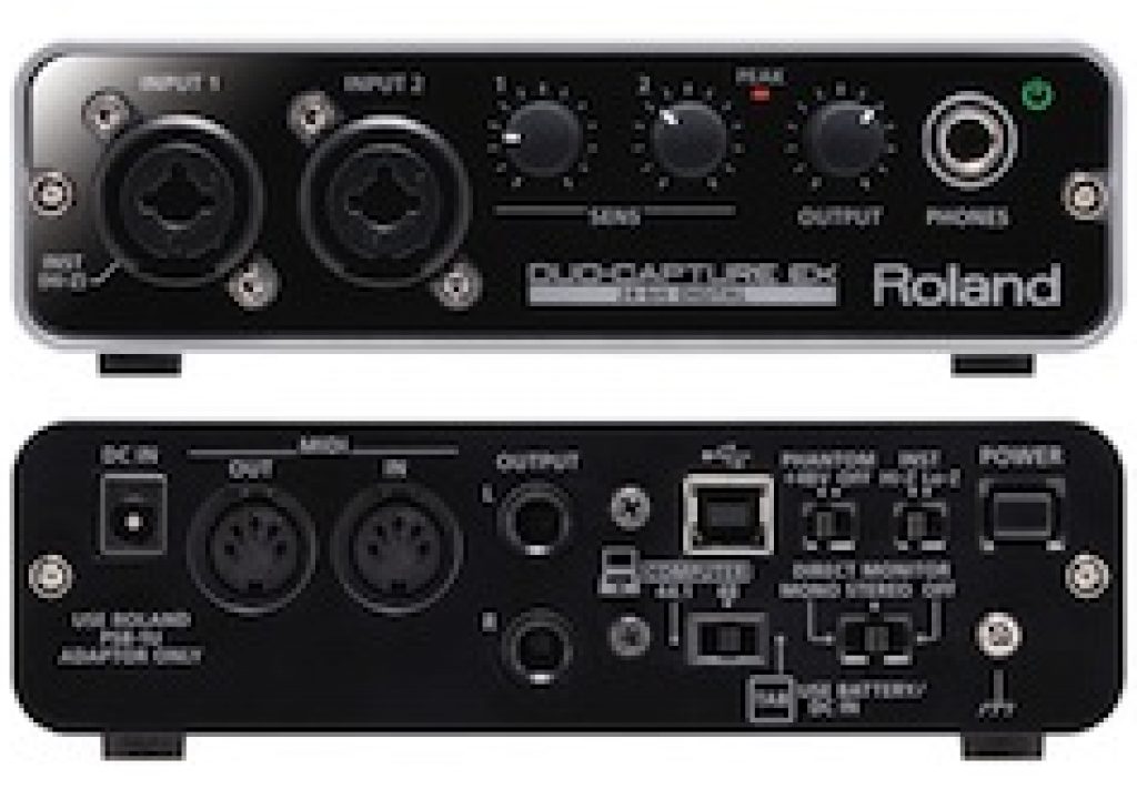 Roland DUO-CAPTURE EX US$199 field audio mixer for iPad 1
