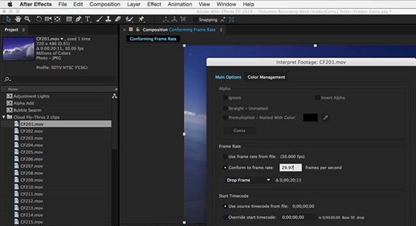 After Effects Hidden Gems: Conform Frame Rate 2