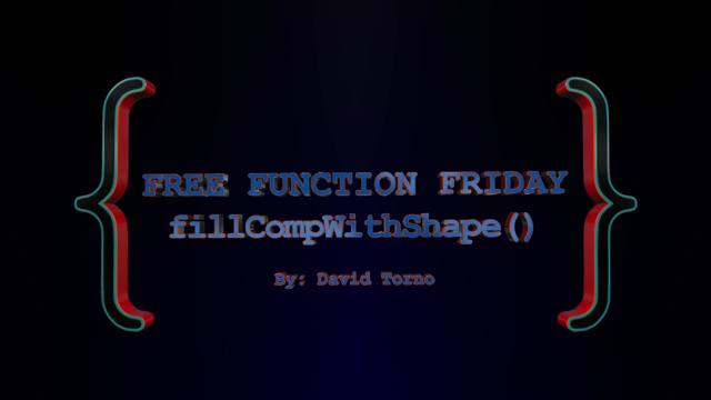 Free Function Friday fillCompWithShape 3