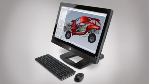 HP unveils the world's first all-in-one workstation with a 27-inch diagonal display. 1