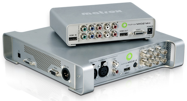 EDIUS Support for Matrox Editing Devices Now Available 7