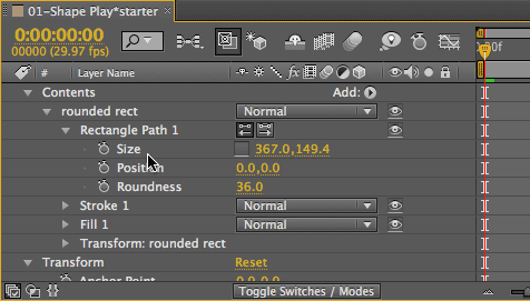 After Effects Apprentice Free Video: Drawing Parametric Shapes 1