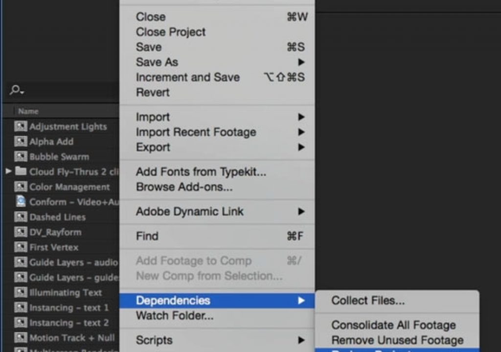 After Effects Hidden Gems: Cleaning Up Projects 1
