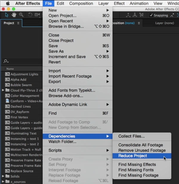 After Effects Hidden Gems: Cleaning Up Projects 2