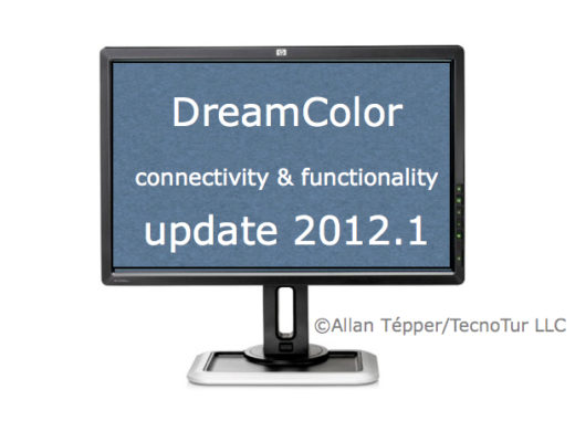 HP DreamColor Mac connectivity & functionality: update 2012.1 2