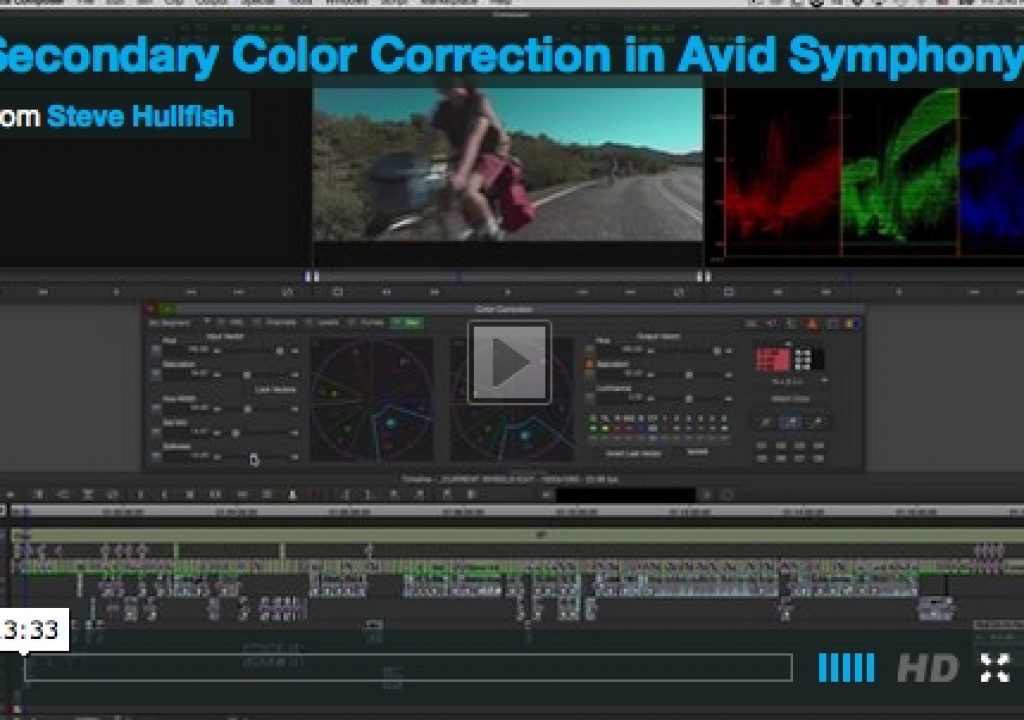 Secondary Color Correction Video Tutorial 1