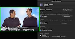The Library Inspector in Final Cut Pro 10.1.2 6