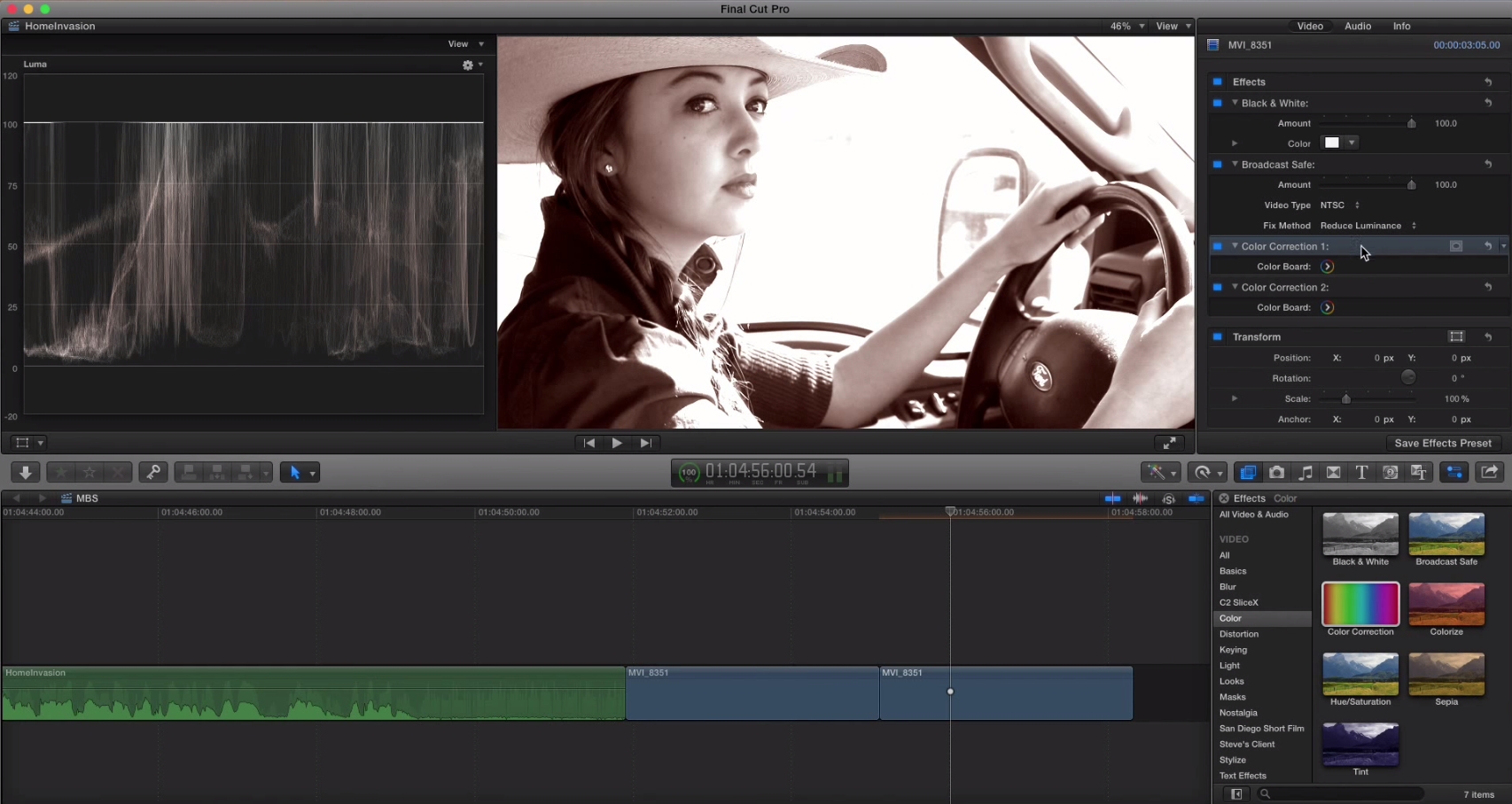 The Effects Processing Pipeline in Final Cut Pro X 9