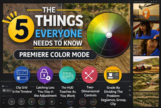 The Five Things Everyone Needs to Know Adobe Color Mode in Premiere (beta) 3