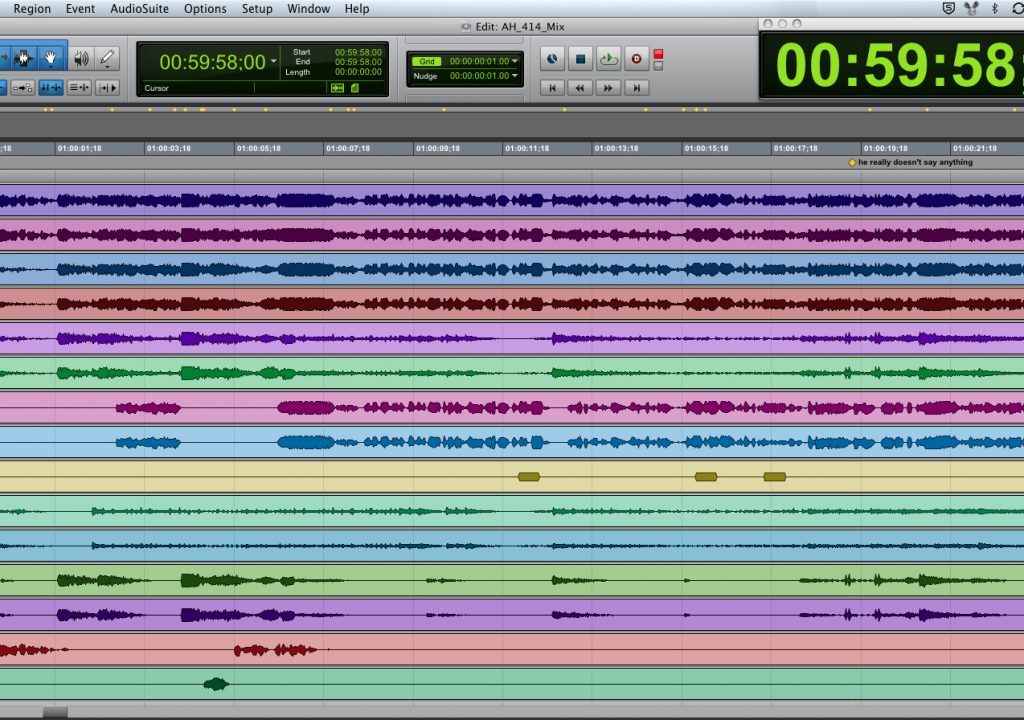 Audio Post For Reality TV 1