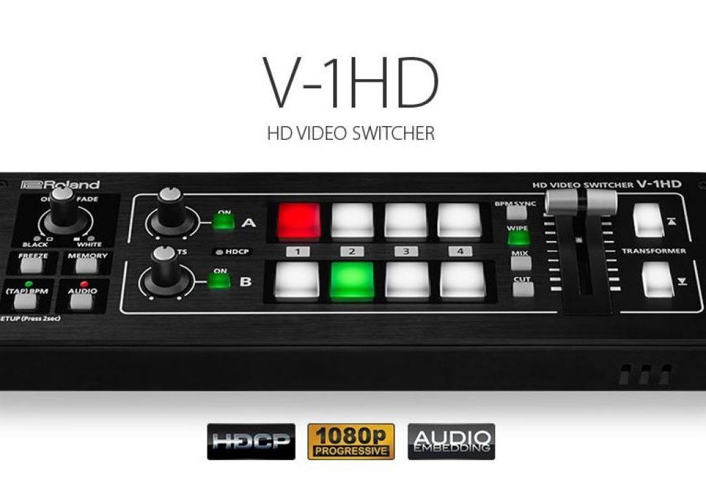 Introducing the Roland V-1HD - A Compact, Full 1080p HD Switcher for only $995 1