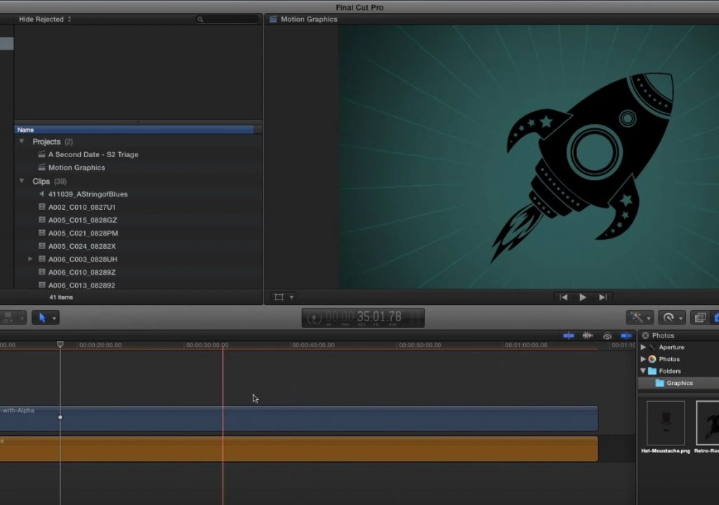 Creating media libraries in Final Cut Pro X 1