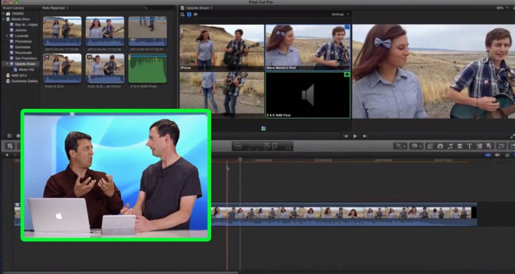 Multicam for YouTube in Final Cut Pro X 1