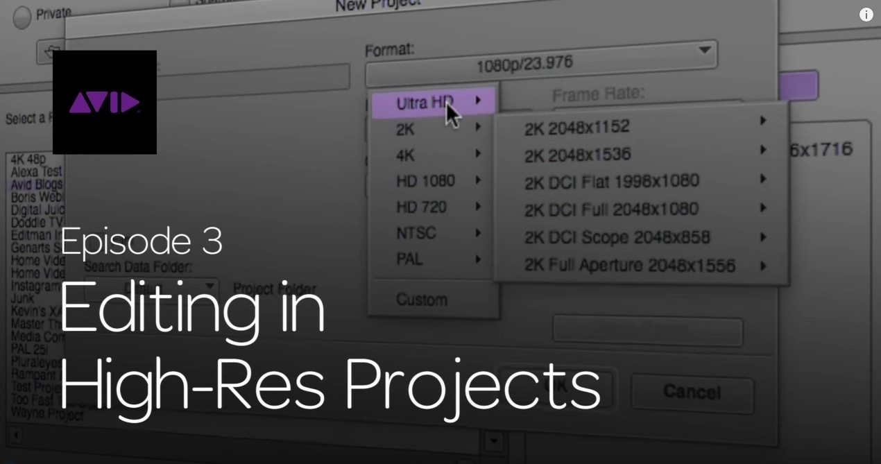 Get Started Fast with Media Composer for High-Res Workflows—Part 3 3