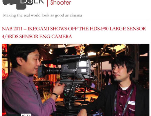 NAB 2011 - Ikegami's HDS-F90 LSS 4/3" Camcorder 97