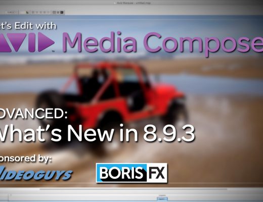 Let's Edit with Media Composer - What's New in 8.9.3 1