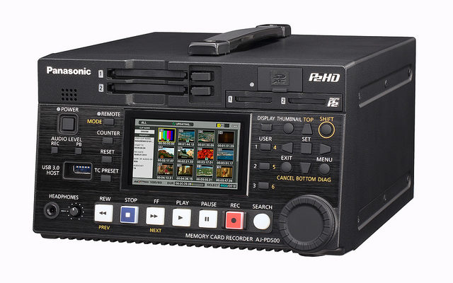 Panasonic Unveils AJ-PD500 microP2 Half-Rack Recorder With AVC-ULTRA Recording 1