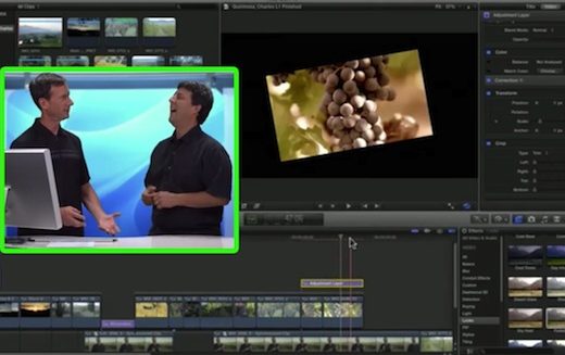 Adjustment Layers in Final Cut Pro X 8