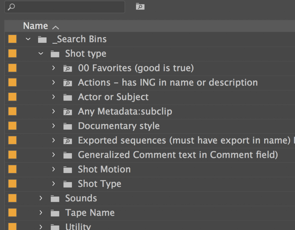 Search Bins: Premiere Pros best kept organizational secret 21