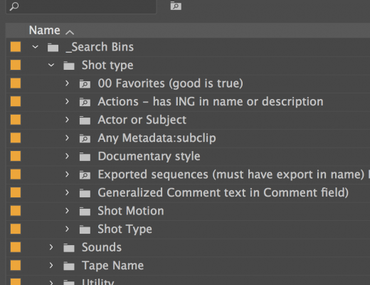 Search Bins: Premiere Pros best kept organizational secret 31