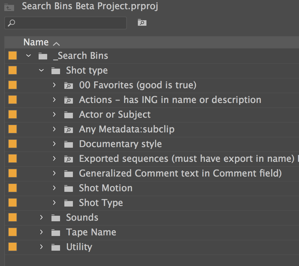 Search Bins: Premiere Pros best kept organizational secret 1