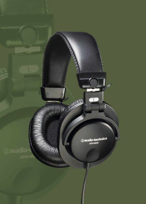 AUDIO-TECHNICA INTRODUCES ATH-M35 DYNAMIC STEREO MONITOR HEADPHONES 1