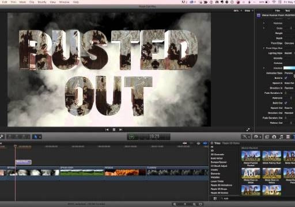 3D Title Plugins for Final Cut Pro X 1
