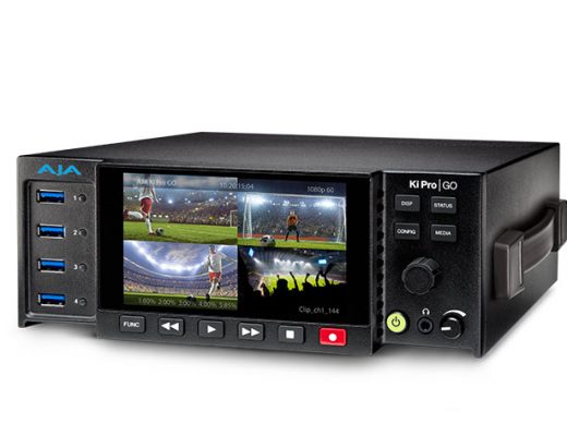 AJA Ki Pro GO, a standalone multi-channel H.264 recorder/player
