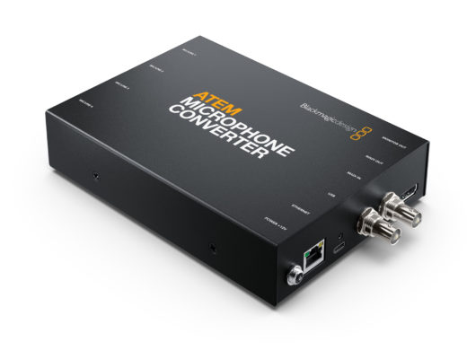 Blackmagic Design Announces New ATEM Microphone Converter 2