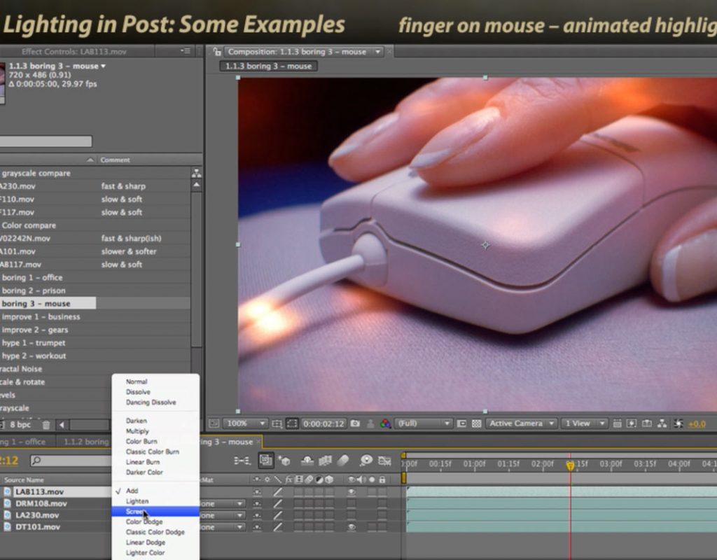 Adding Lighting Effects in Post