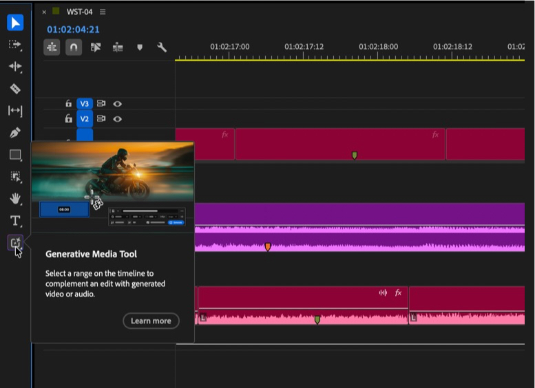 Adobe Premiere is adding a Generative Media Tool 1