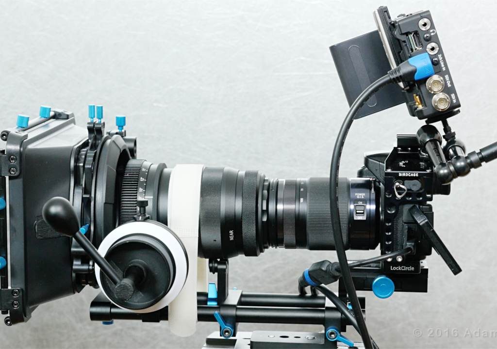 GH4 with an extra kilogram of glass