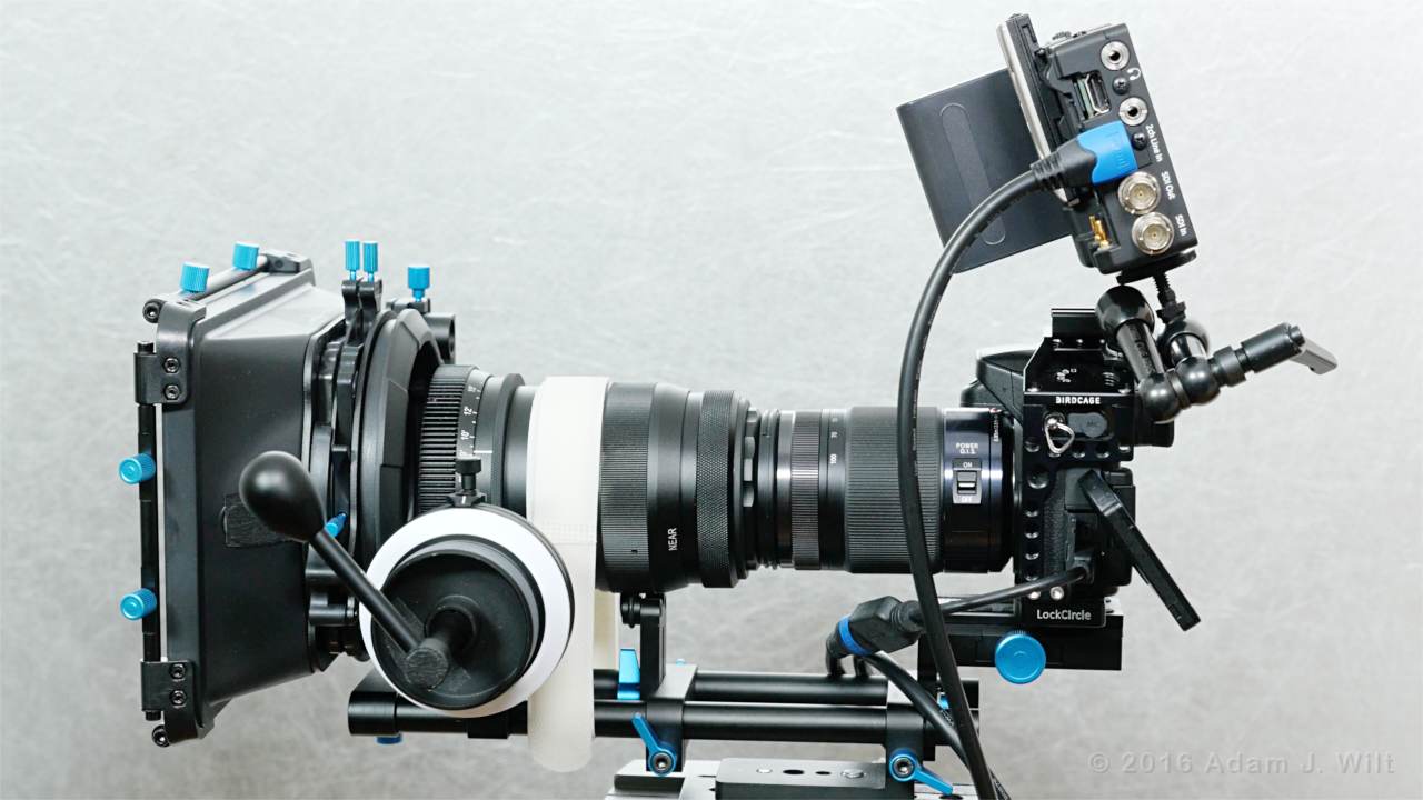 GH4 with an extra kilogram of glass