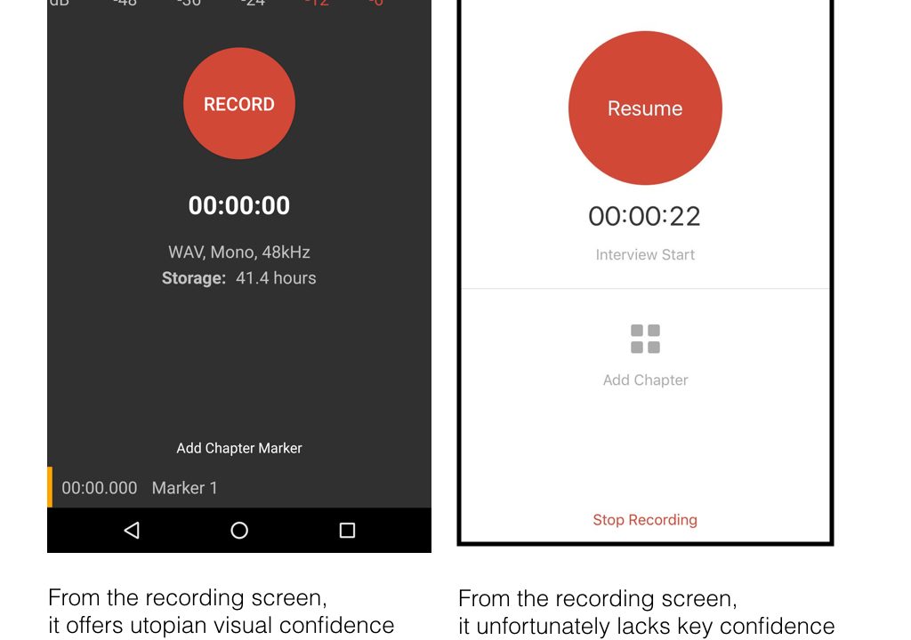 Auphonic audio recording app for Android & iOS: strong mixed emotions 5