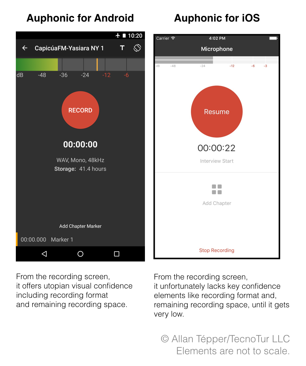 Auphonic audio recording app for Android & iOS: strong mixed emotions 6