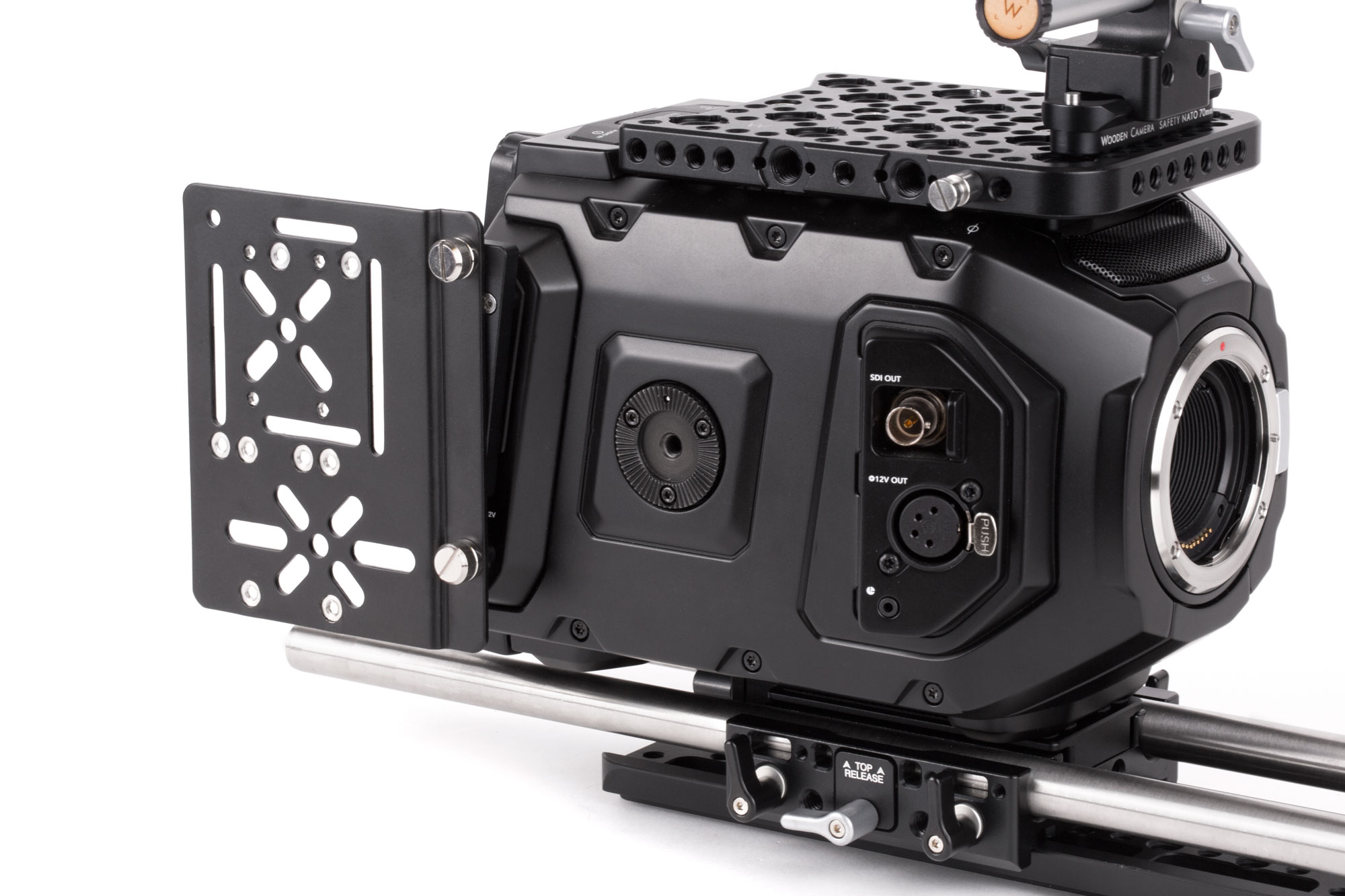 Wooden Camera's URSA Mini Side Plate and Wireless Adapter 18