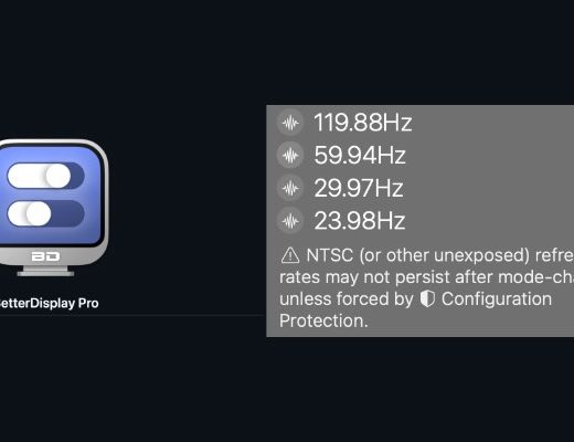 BetterDisplay unlocks non-integer rates for Apple Silicon Macs 25