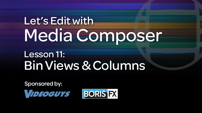 Let's Edit - Bin Views And Columns