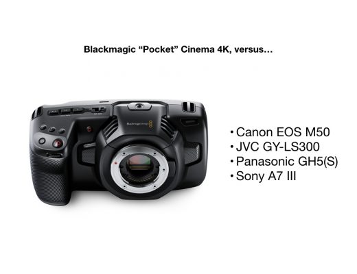 Blackmagic “Pocket” Cinema Camera 4K vs competition: Canon, JVC, Panasonic and Sony 15
