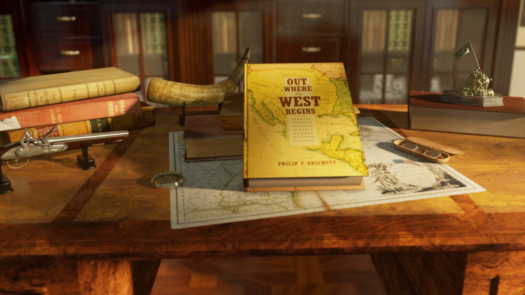 Book on table