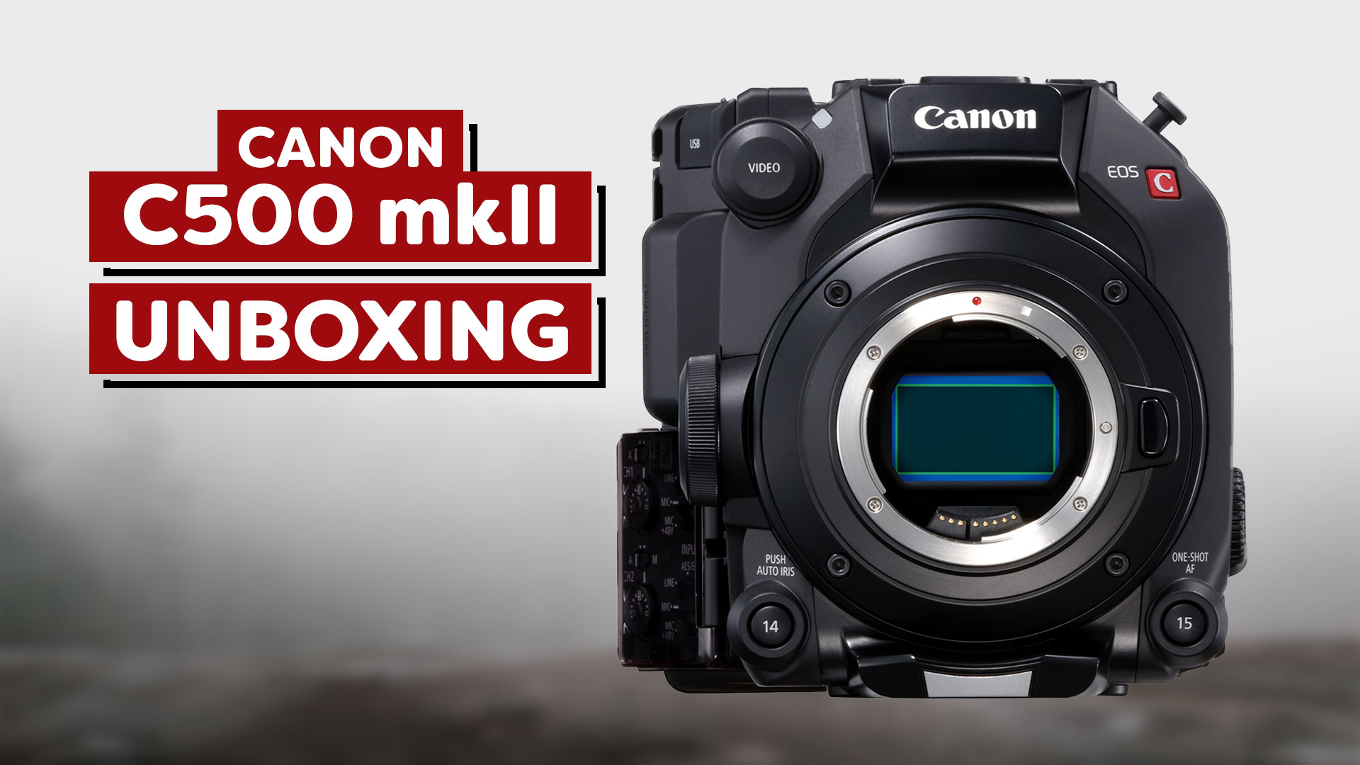 Canon C500 Mark II Unboxing and first impressions video