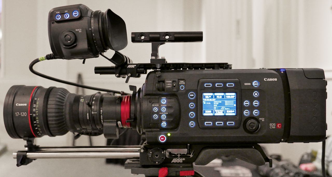 Canon C-700 with Codex recorder, 17-120mm T2.8 zoom