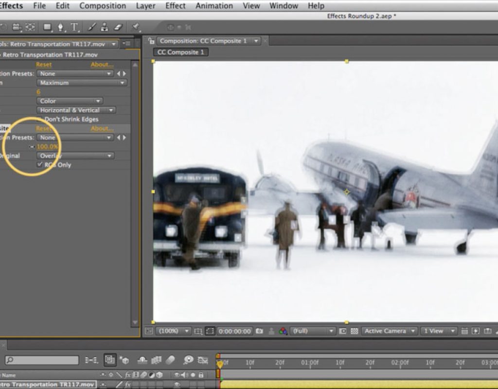 Adobe Affects CC Composite effect