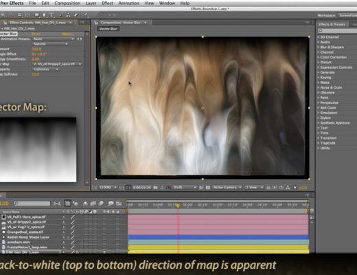 Adobe After Effects CC Vector Blur effect