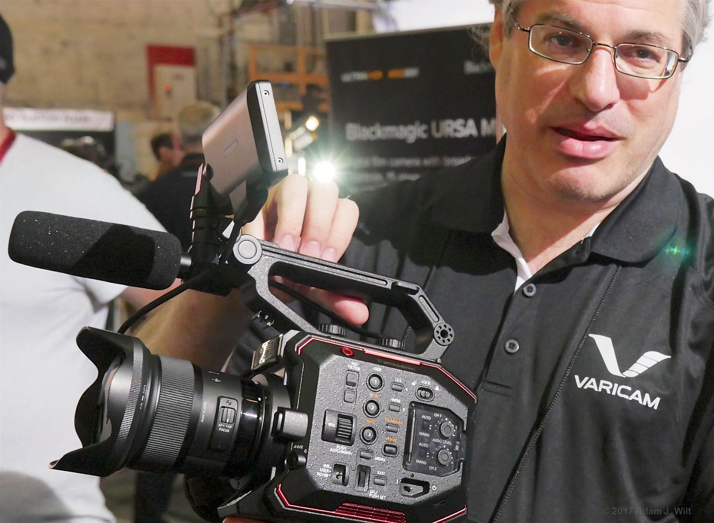 Mitch Gross and the AU-EVA1