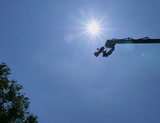 Camera on a crane
