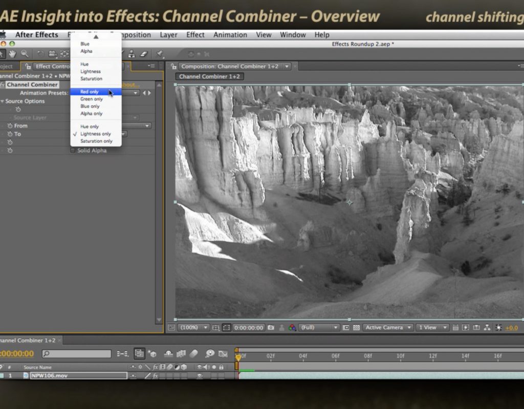 After Effects Channel Combiner