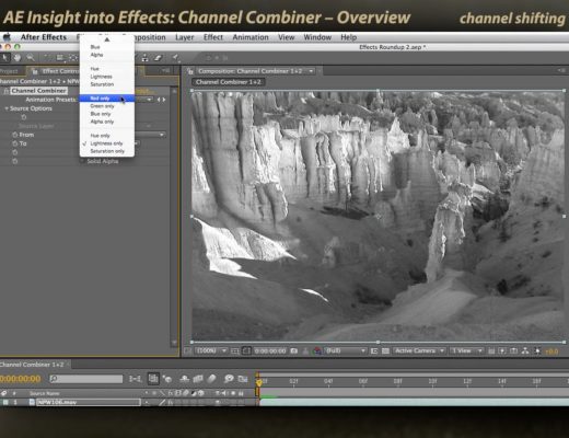 After Effects Channel Combiner