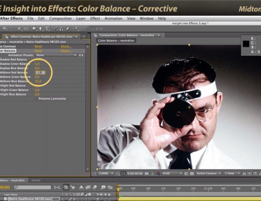 After Effects Classic Course: Color Balance 1 – Corrective 10