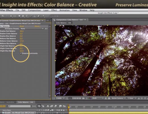 After Effects Classic Course: Color Balance 2 – Creative 9